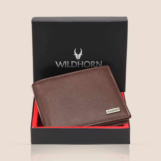 DIEGO RFID Protected Leather Wallet for Men - WILDHORN