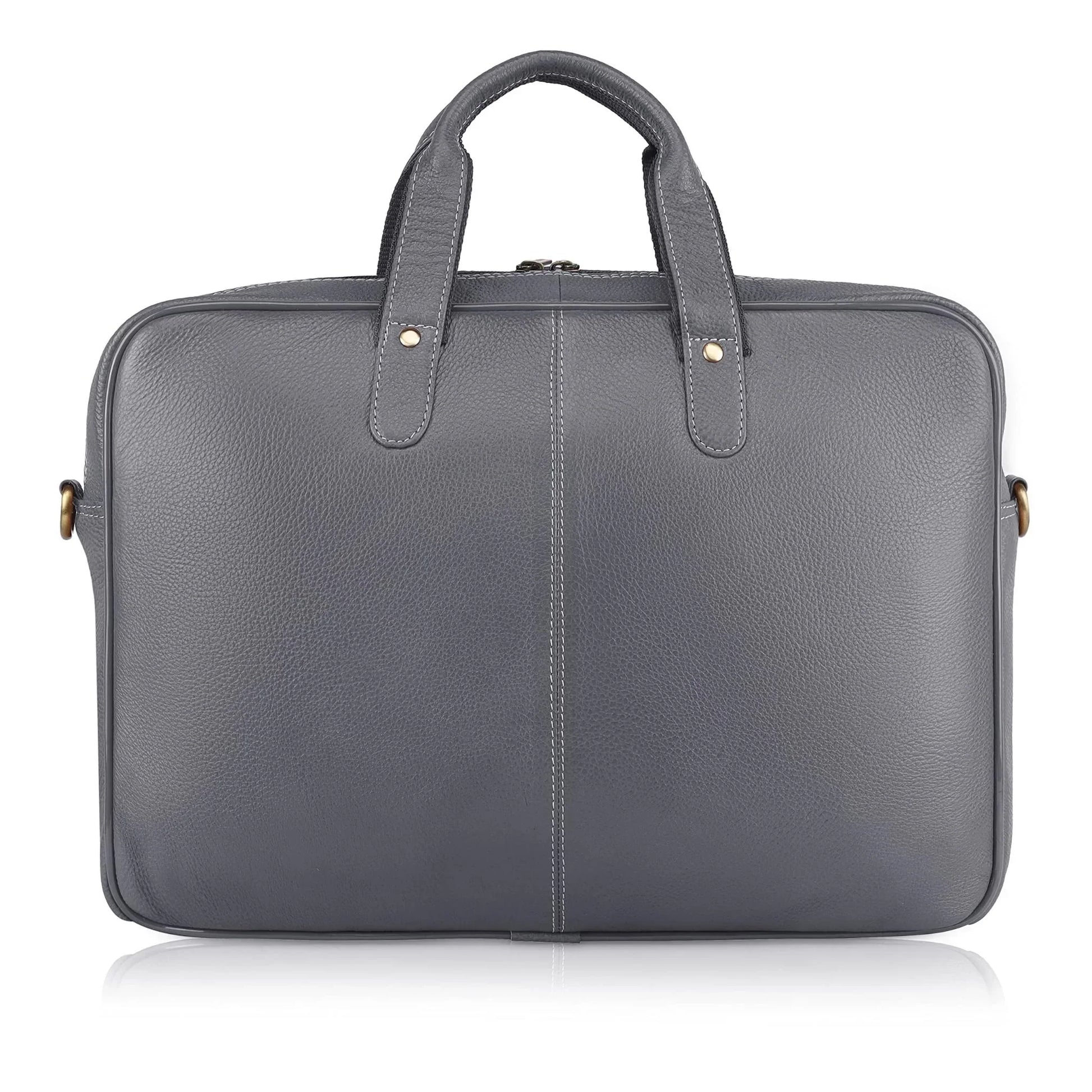 DORCHESTER Leather Laptop Messenger Bag for Men - WILDHORN