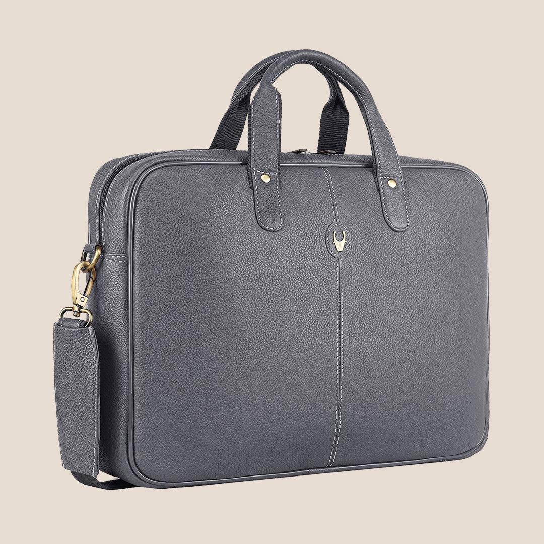 DORCHESTER Leather Laptop Messenger Bag for Men - WILDHORN