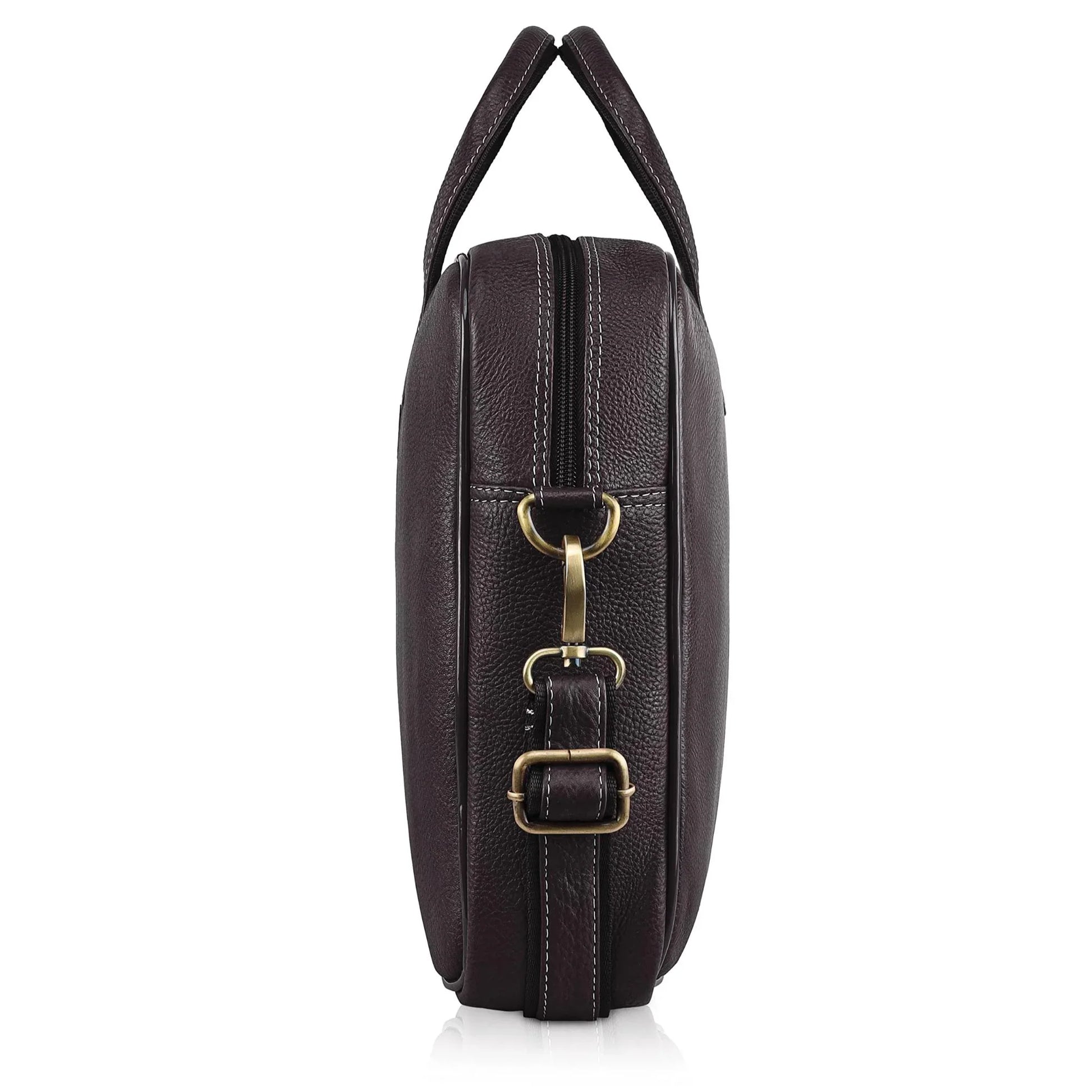 DORCHESTER Leather Laptop Messenger Bag for Men - WILDHORN