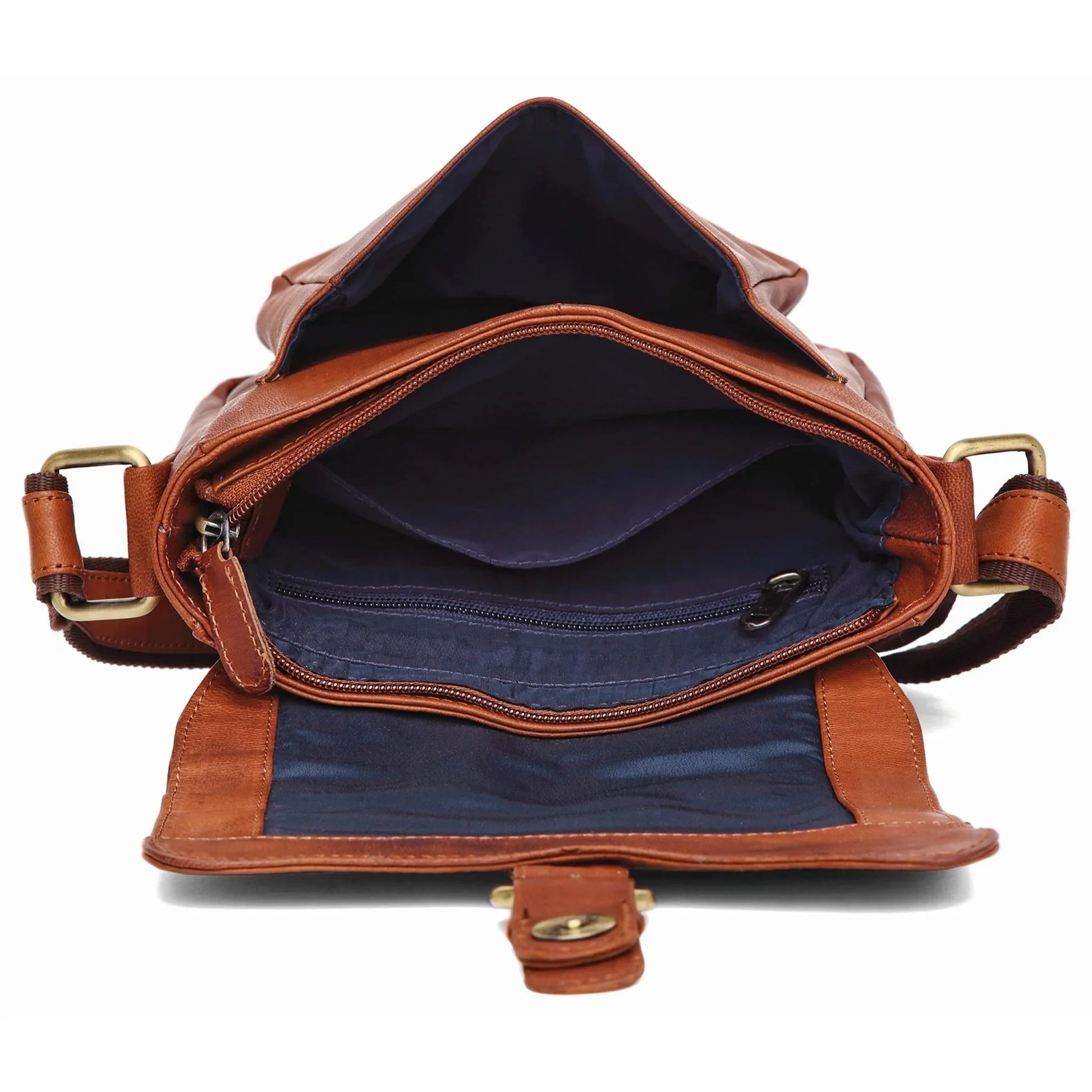 DOVER Leather Sling Bag for Men - WILDHORN