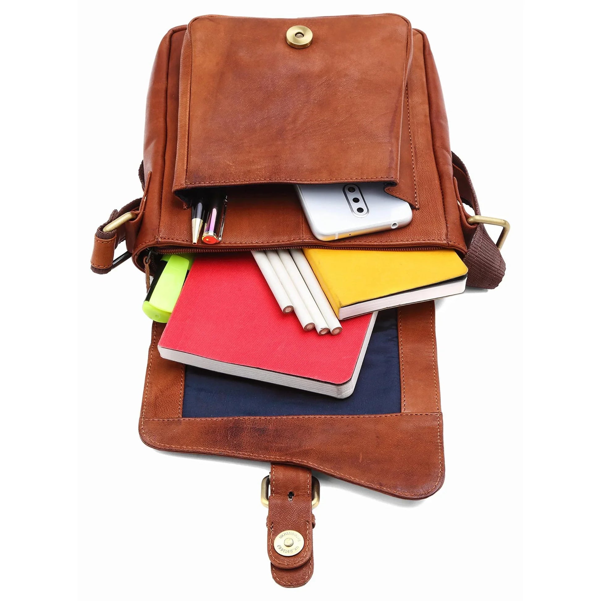 DOVER Leather Sling Bag for Men - WILDHORN