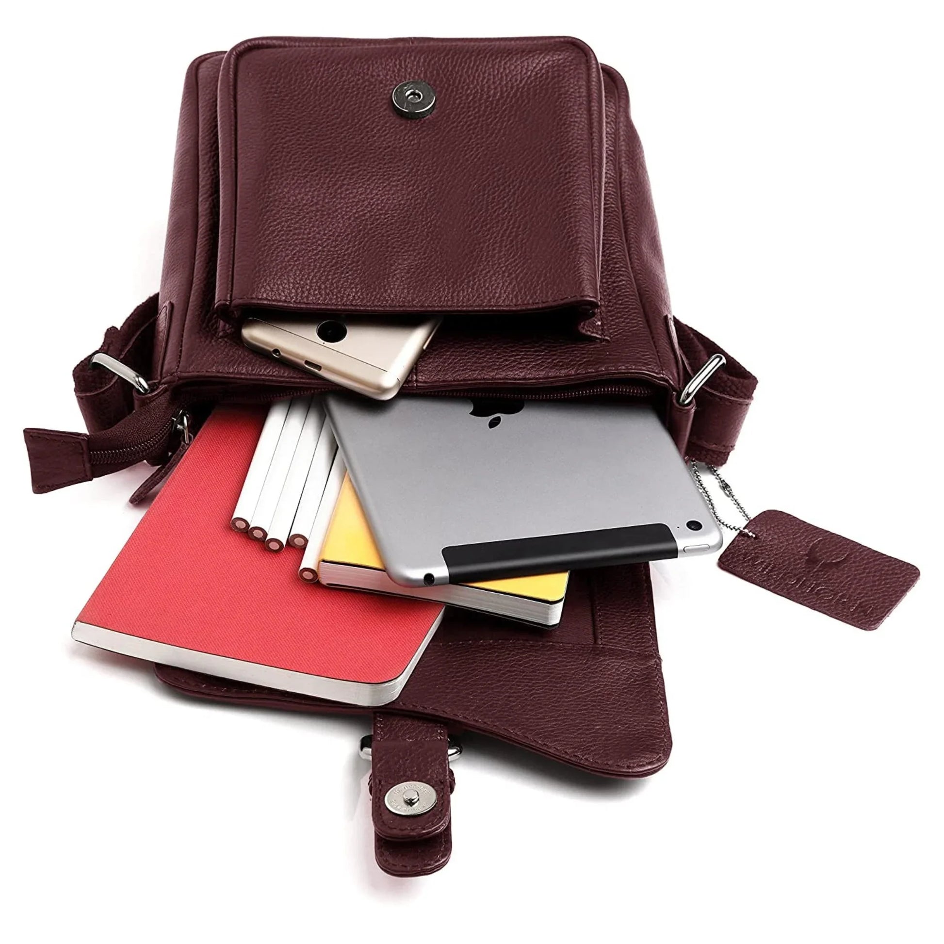 DOVER Leather Sling Bag for Men - WILDHORN