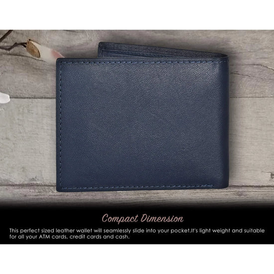 DUBLIN RFID Protected Leather Wallet for Men - WILDHORN