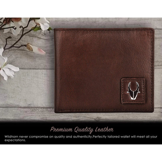 DUBLIN RFID Protected Leather Wallet for Men - WILDHORN