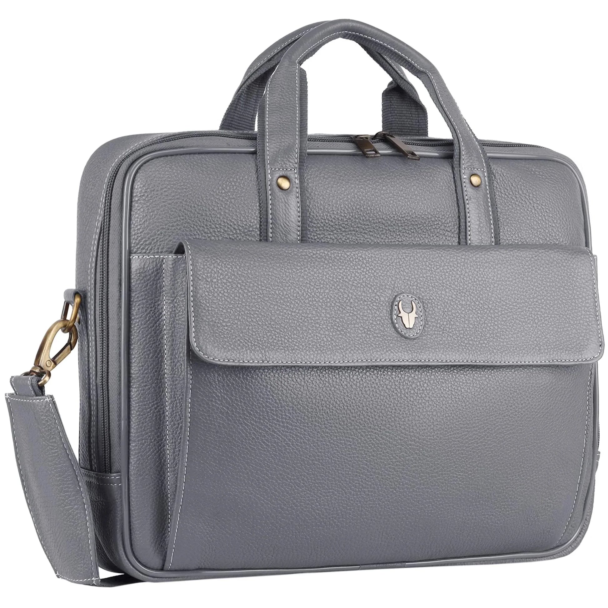 DUCORIUM Leather Laptop Messenger Bag for Men - WILDHORN