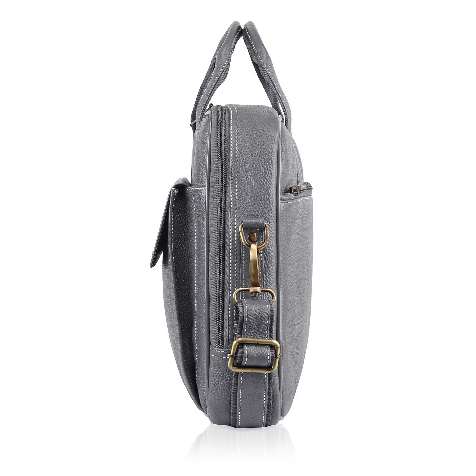 DUCORIUM Leather Laptop Messenger Bag for Men - WILDHORN