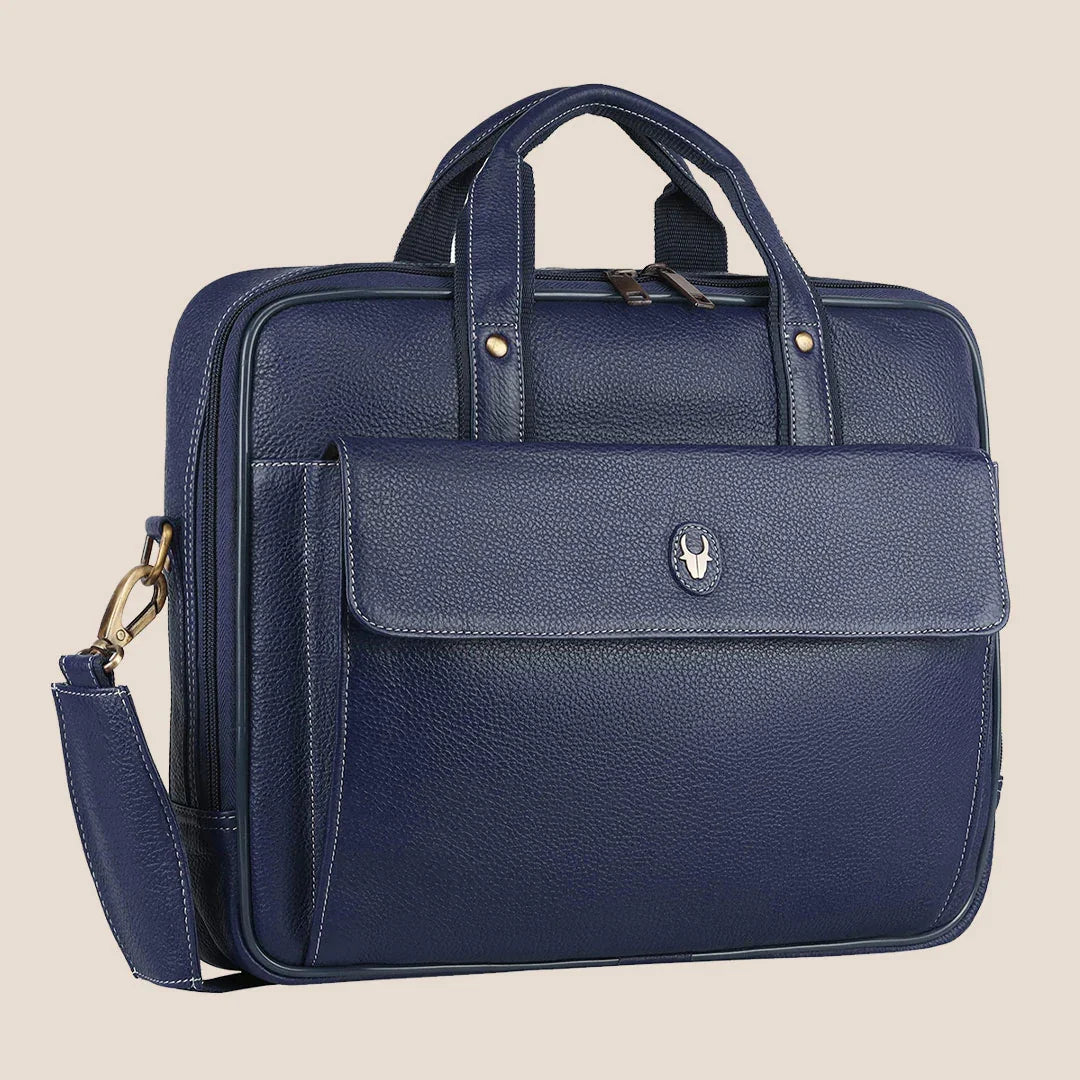 DUCORIUM Leather Laptop Messenger Bag for Men - WILDHORN