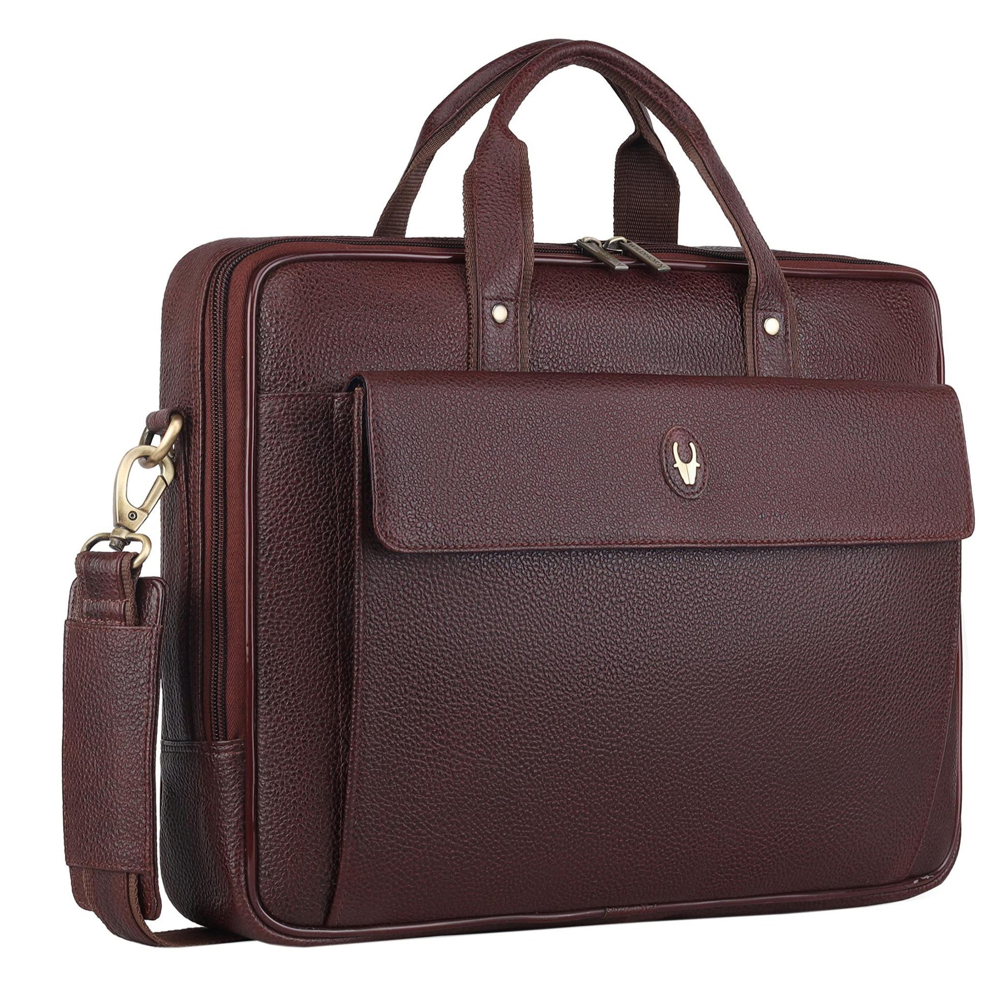 DUCORIUM Leather Laptop Messenger Bag for Men - WILDHORN