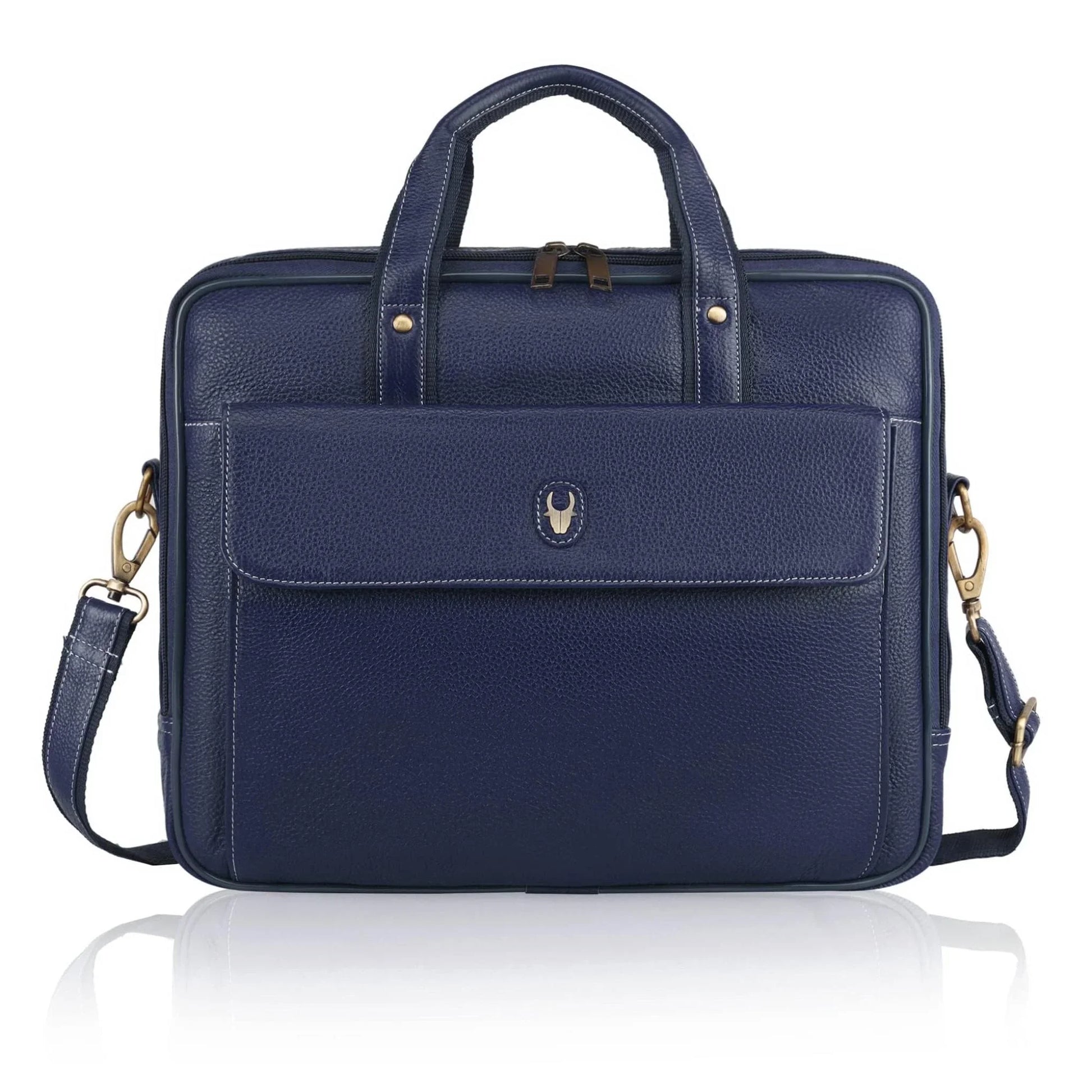 DUCORIUM Leather Laptop Messenger Bag for Men - WILDHORN