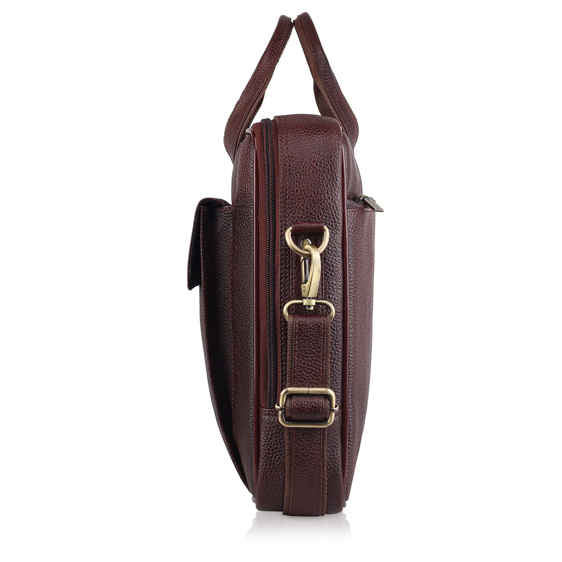 DUCORIUM Leather Laptop Messenger Bag for Men - WILDHORN