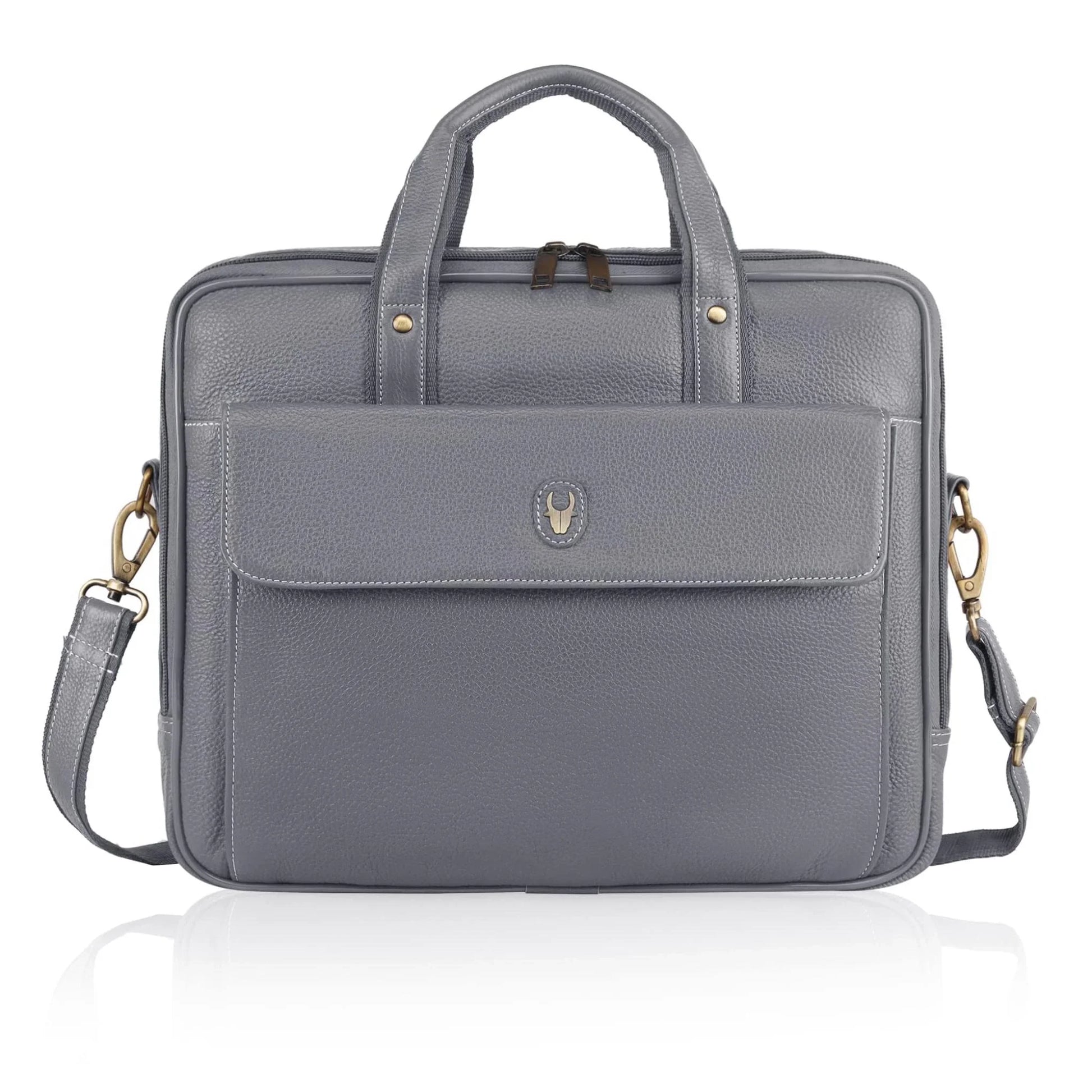 DUCORIUM Leather Laptop Messenger Bag for Men - WILDHORN