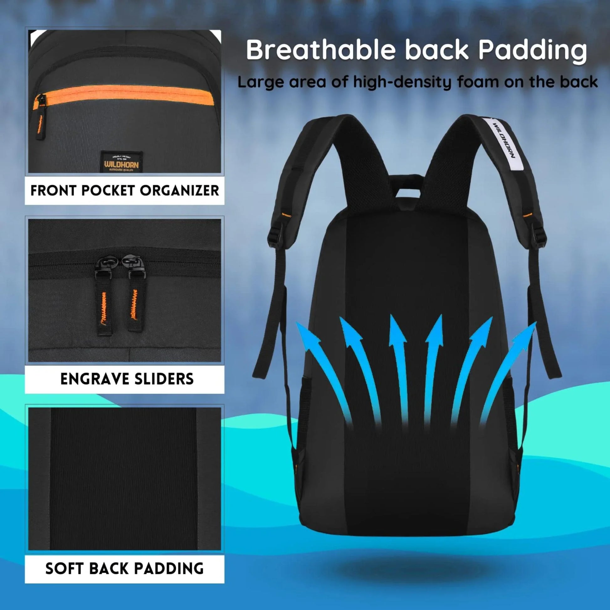 EDINBURG Laptop Backpack for Men & Women - WILDHORN
