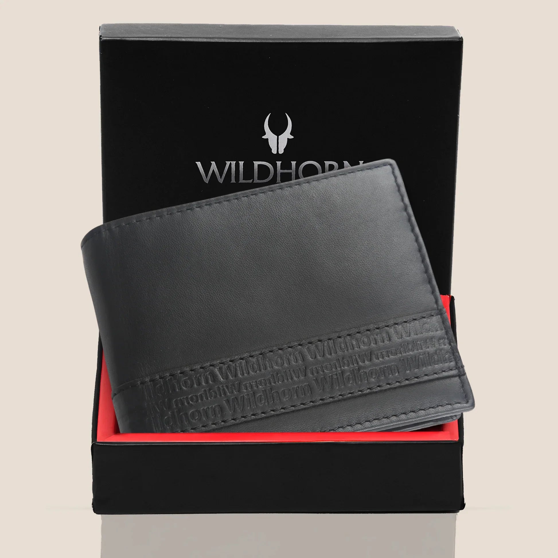 EDMONTON RFID Protected Leather Wallet for Men - WILDHORN