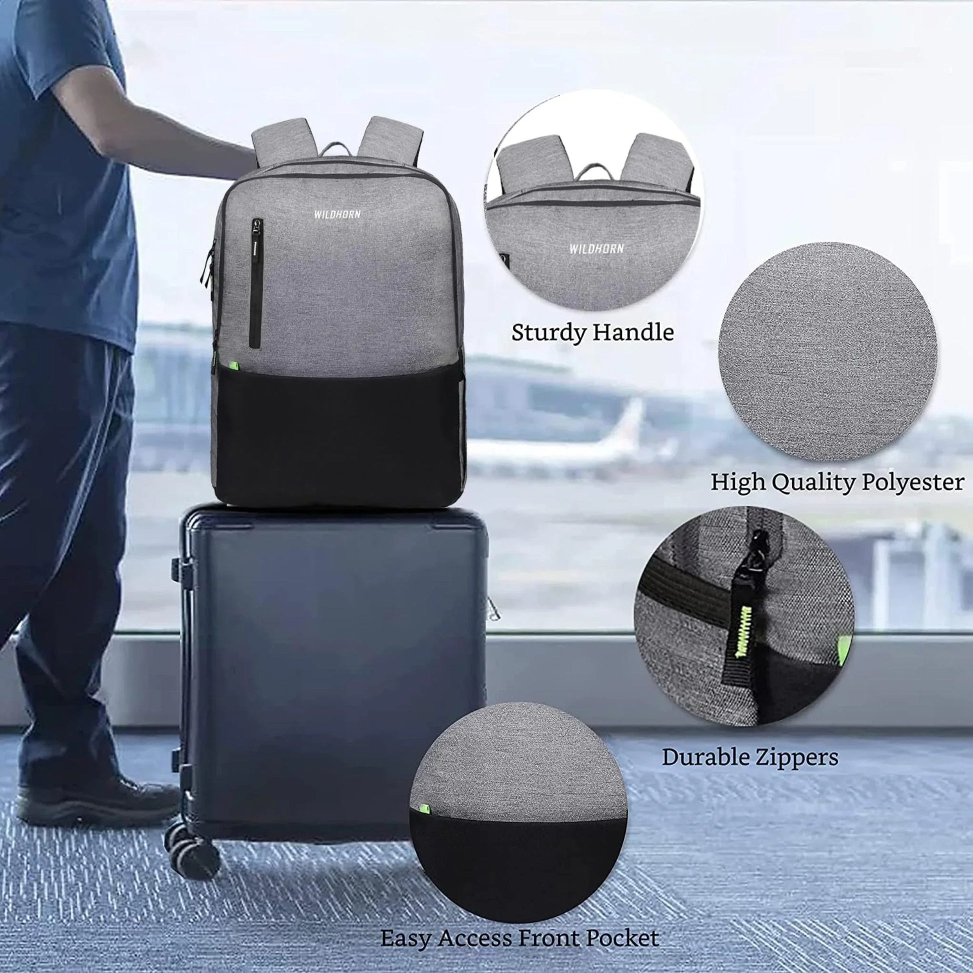 ESTONIA Laptop Backpack for Men & Women - WILDHORN