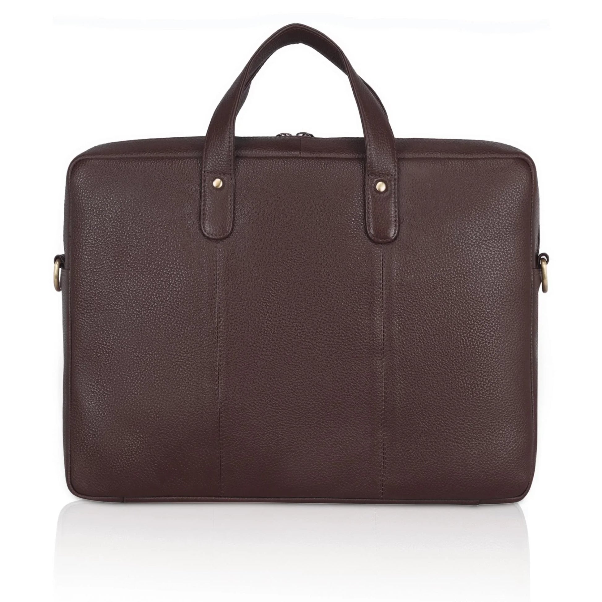 EVANDER Leather Laptop Messenger Bag for Men - WILDHORN