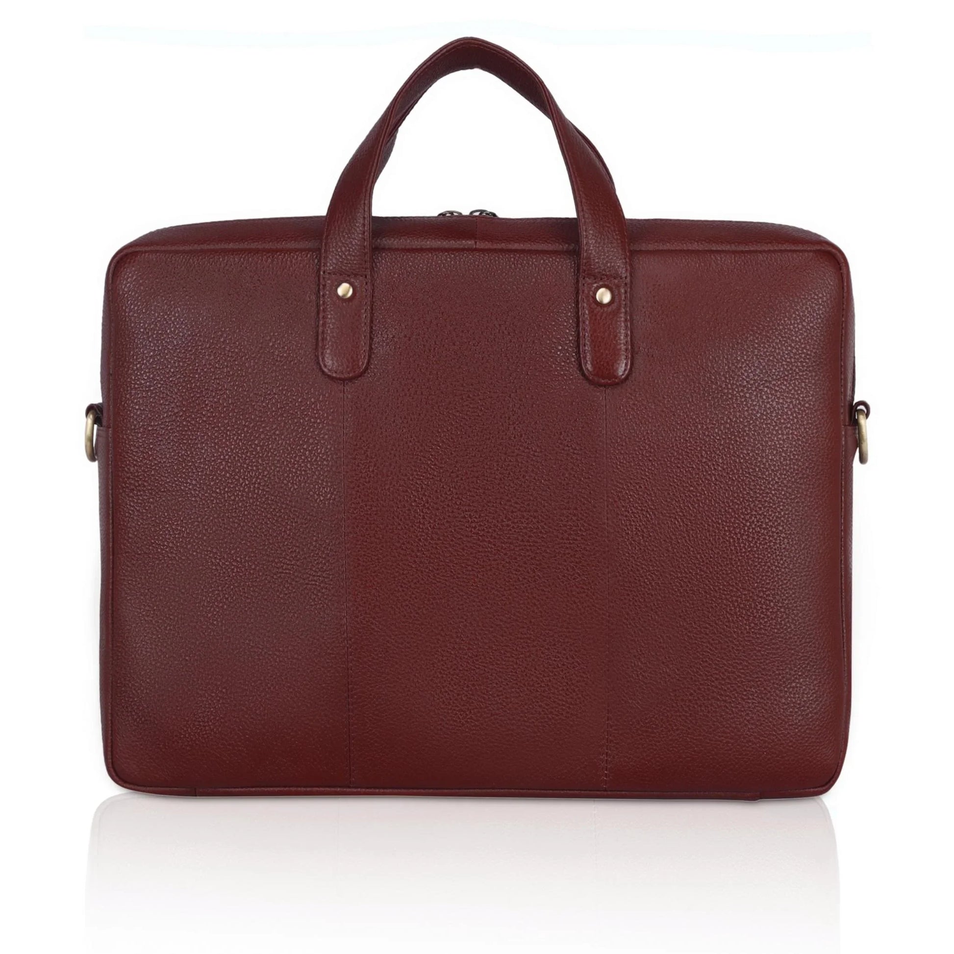 EVANDER Leather Laptop Messenger Bag for Men - WILDHORN