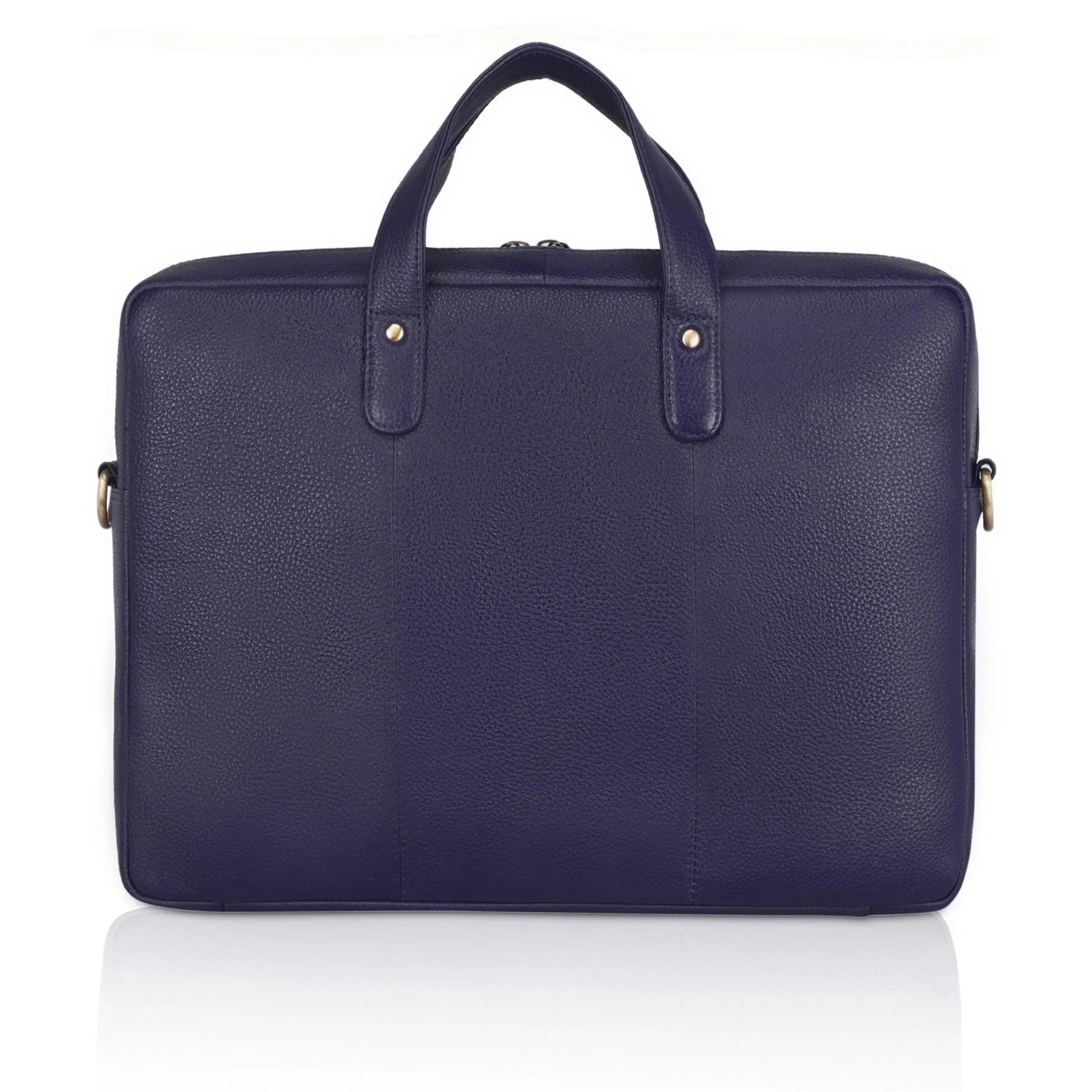 EVANDER Leather Laptop Messenger Bag for Men - WILDHORN