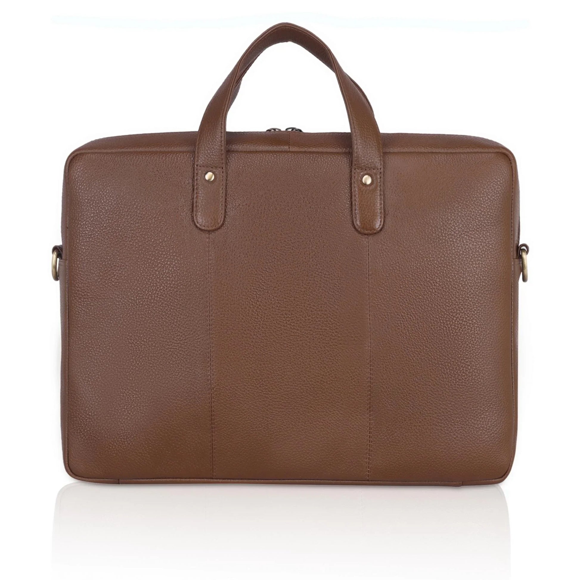 EVANDER Leather Laptop Messenger Bag for Men - WILDHORN