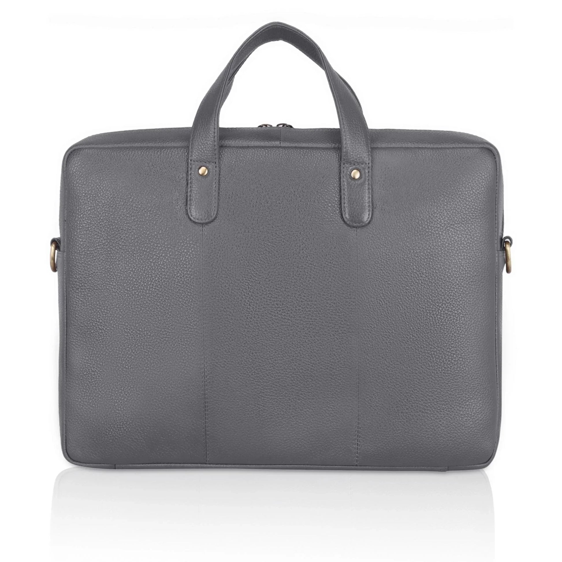 EVANDER Leather Laptop Messenger Bag for Men - WILDHORN