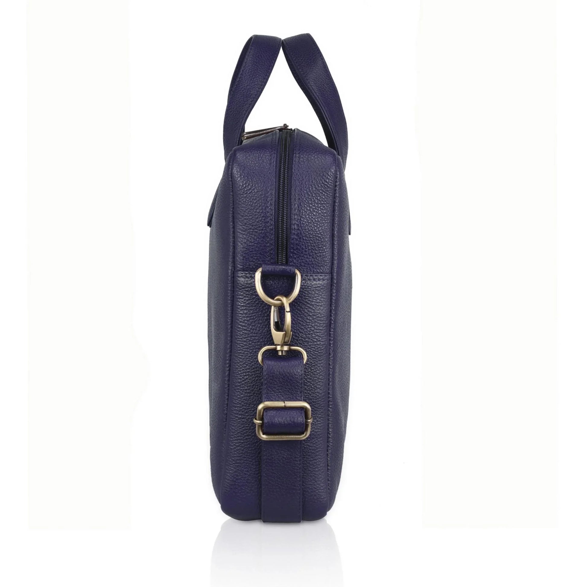 EVANDER Leather Laptop Messenger Bag for Men - WILDHORN