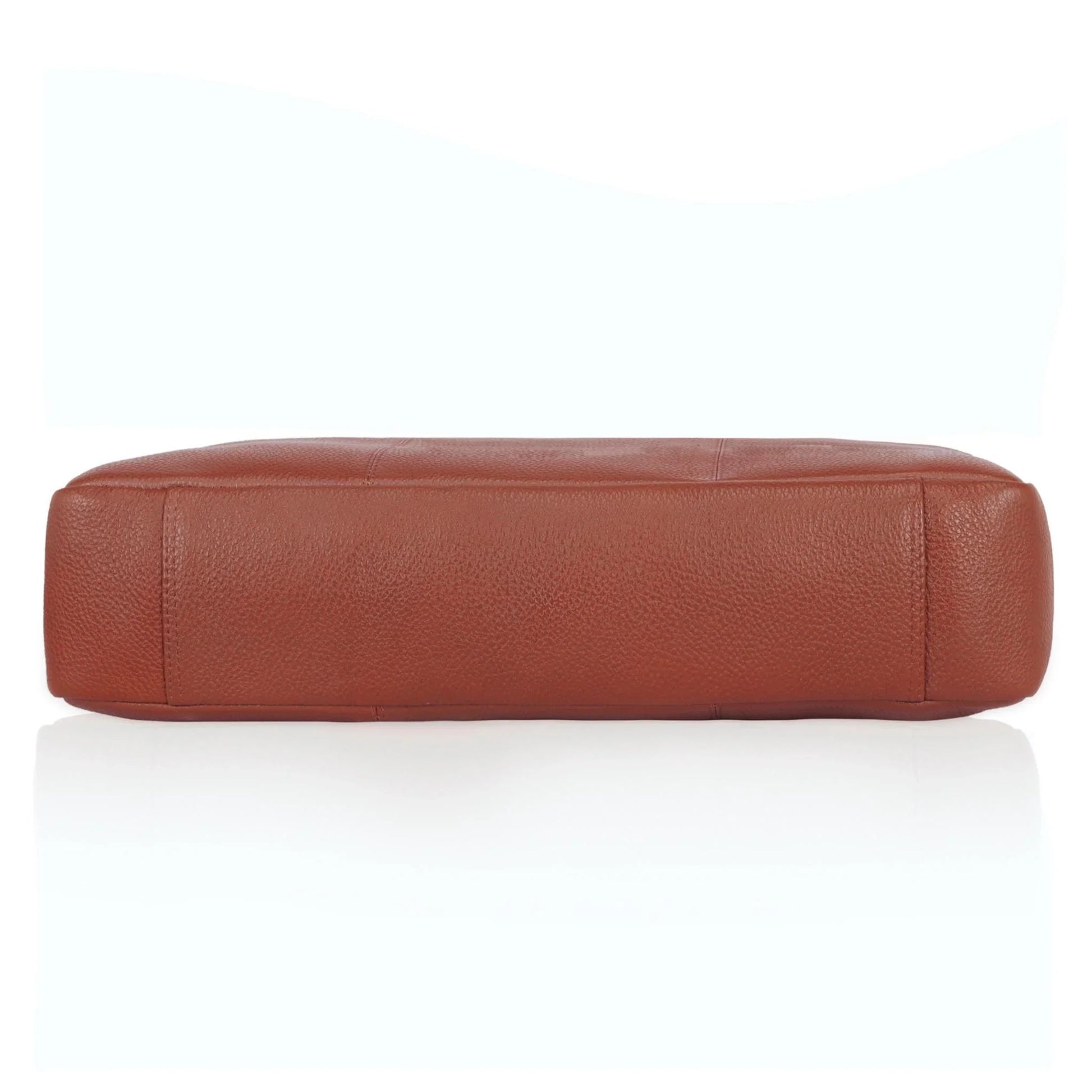 EVANDER Leather Laptop Messenger Bag for Men - WILDHORN