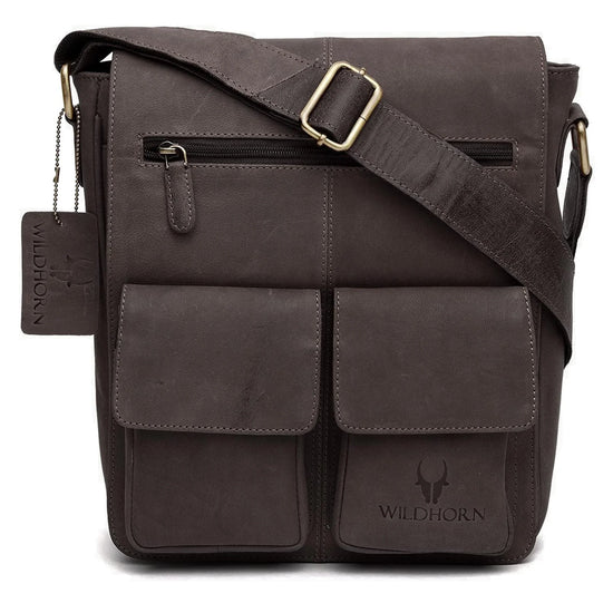 FLORIDA Leather Sling Bag for Men - WILDHORN