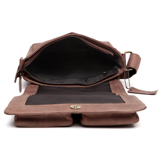 FLORIDA Leather Sling Bag for Men - WILDHORN