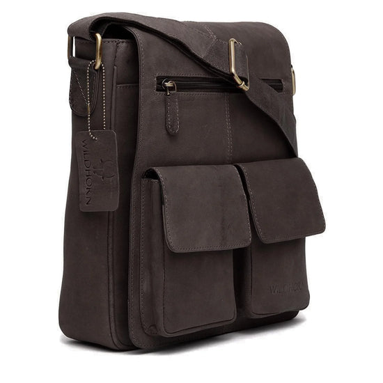 FLORIDA Leather Sling Bag for Men - WILDHORN