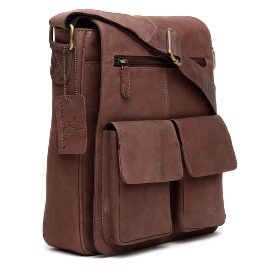 FLORIDA Leather Sling Bag for Men - WILDHORN