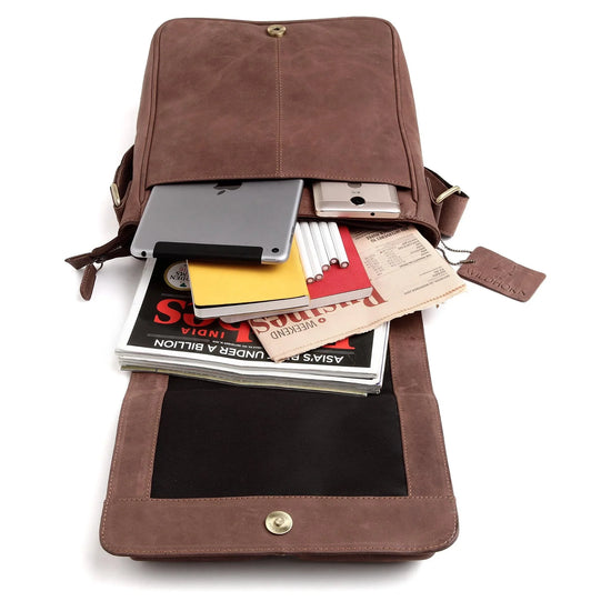 FLORIDA Leather Sling Bag for Men - WILDHORN