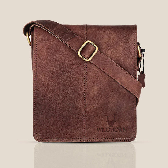 GEORGETOWN Leather Sling Bag for Men - WILDHORN