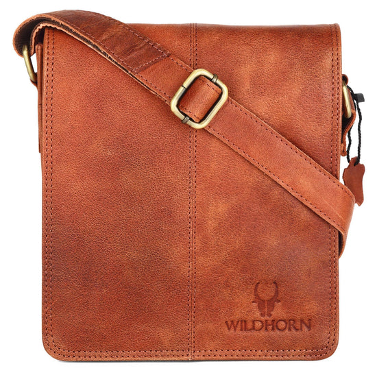 GEORGETOWN Leather Sling Bag for Men - WILDHORN