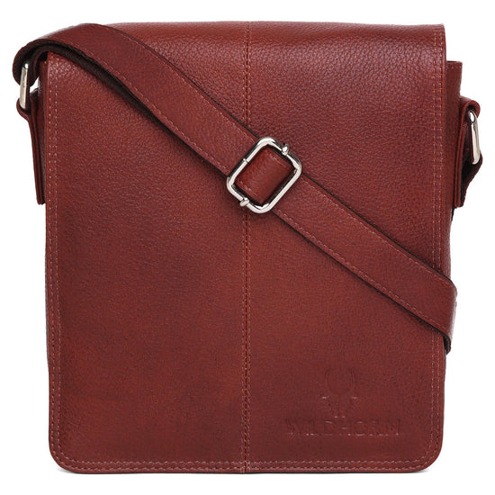 GEORGETOWN Leather Sling Bag for Men - WILDHORN