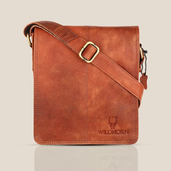 GEORGETOWN Leather Sling Bag for Men - WILDHORN
