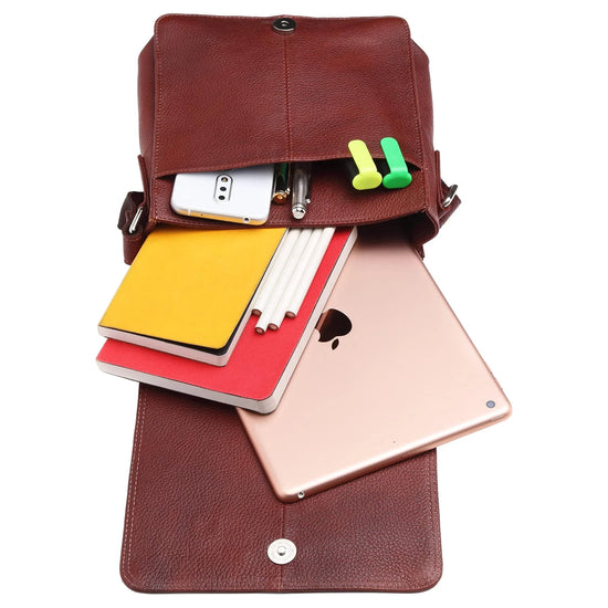 GEORGETOWN Leather Sling Bag for Men - WILDHORN