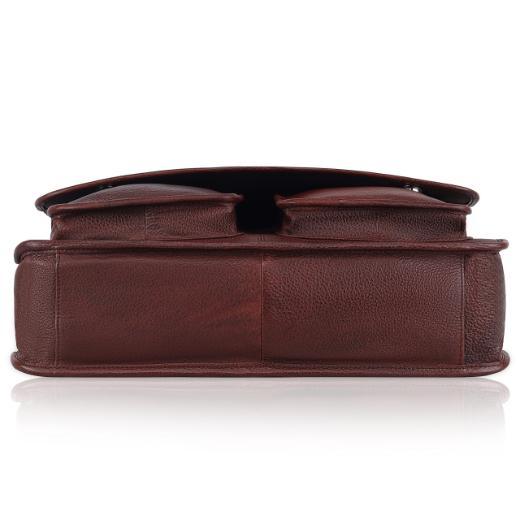 HARLOW Leather Messenger Bag for Men - WILDHORN