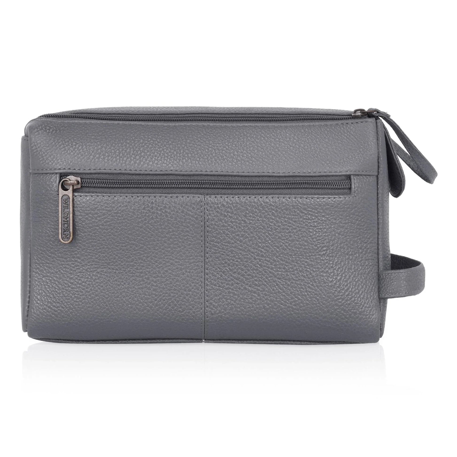 HAVELOCK Leather Toiletry Bag For Men & Women - WILDHORN