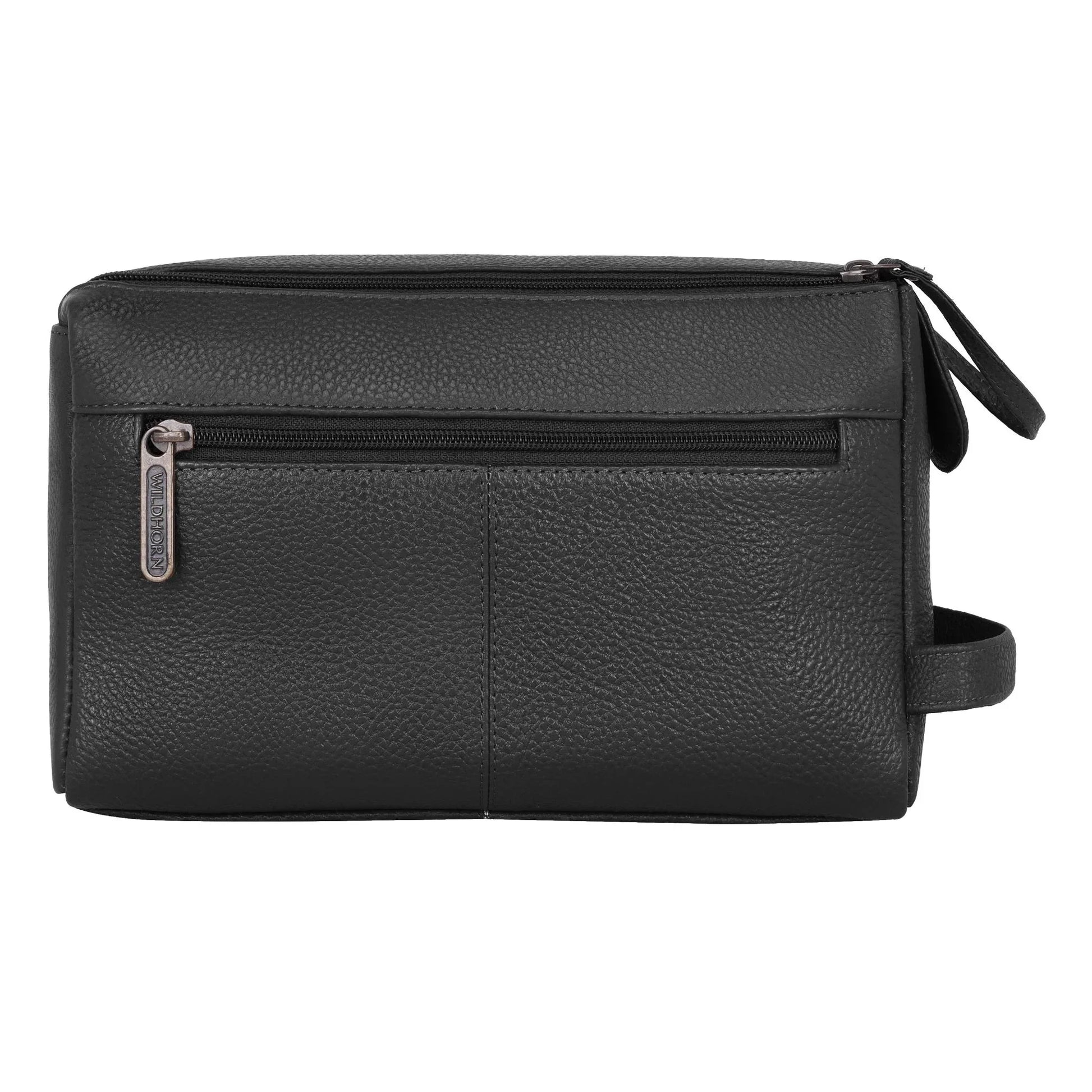 HAVELOCK Leather Toiletry Bag For Men & Women - WILDHORN