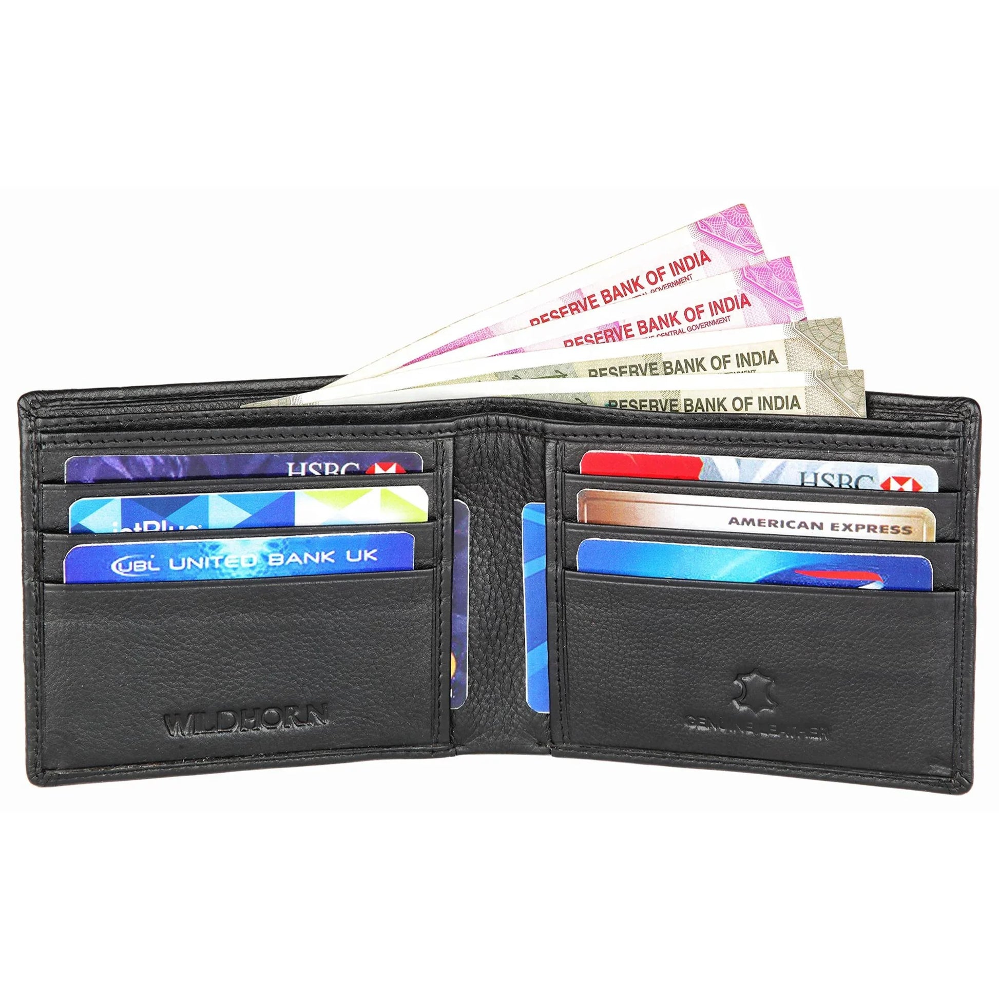 HENRY RFID Protected Leather Wallet for Men - WILDHORN