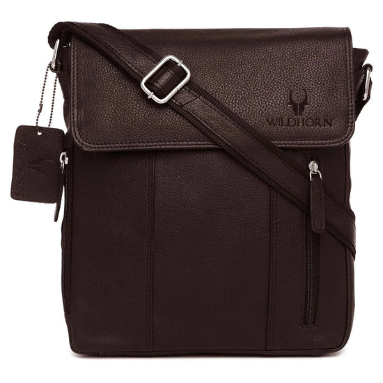 HIGHTOWER Leather Sling Bag for Men - WILDHORN