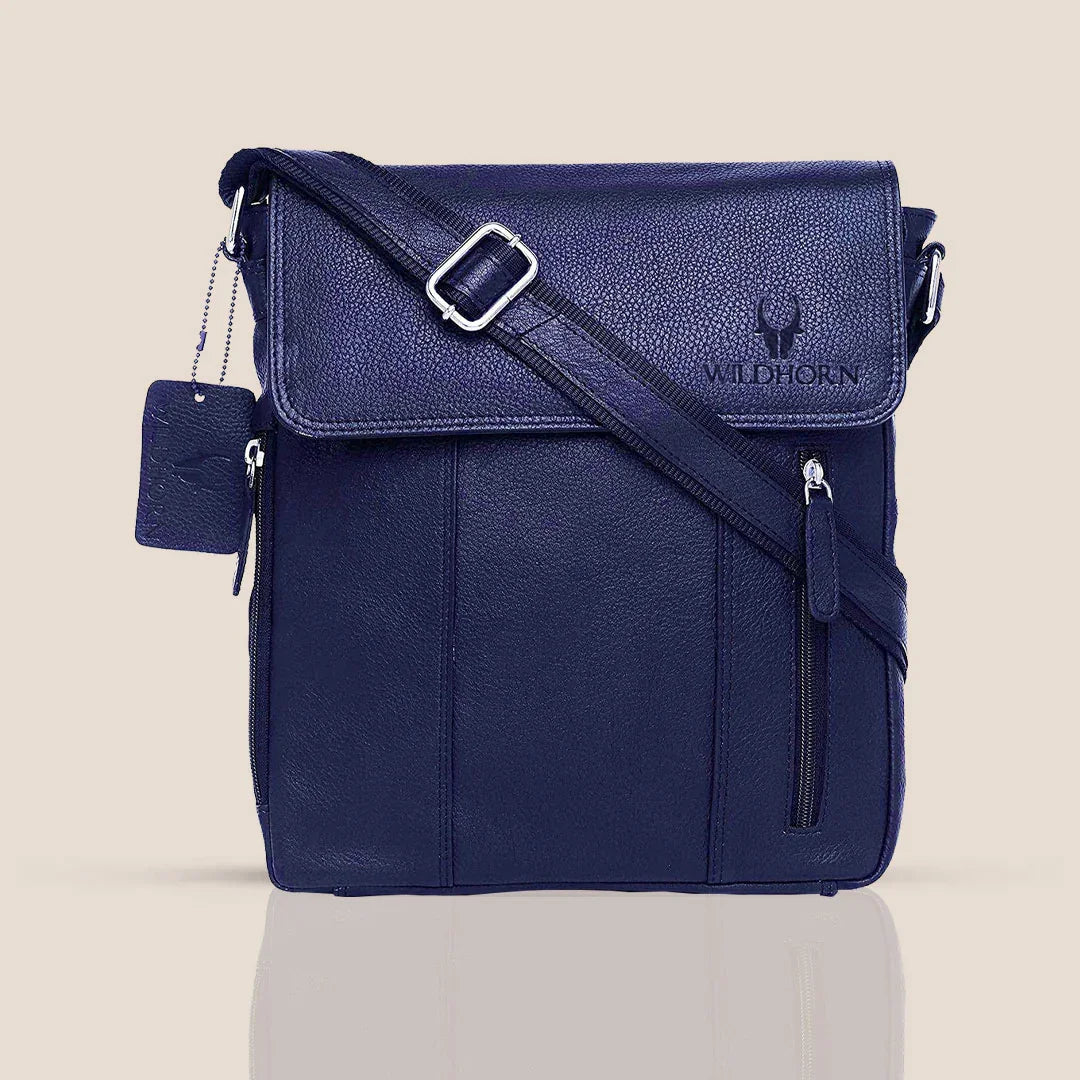 HIGHTOWER Leather Sling Bag for Men - WILDHORN