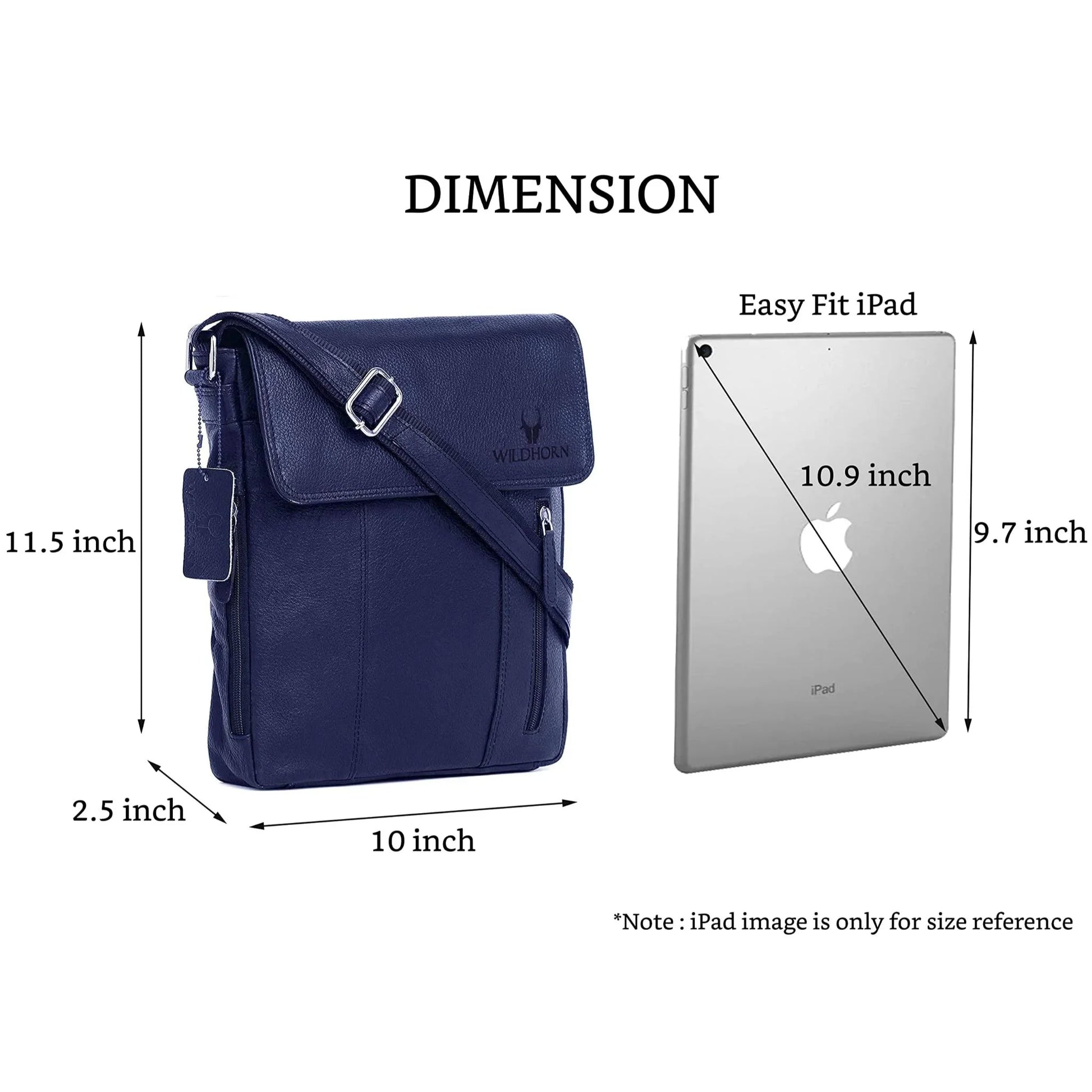 HIGHTOWER Leather Sling Bag for Men - WILDHORN