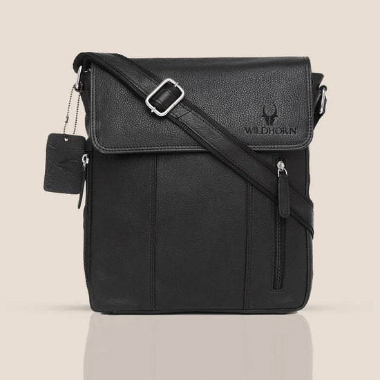 HIGHTOWER Leather Sling Bag for Men - WILDHORN