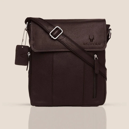 HIGHTOWER Leather Sling Bag for Men - WILDHORN