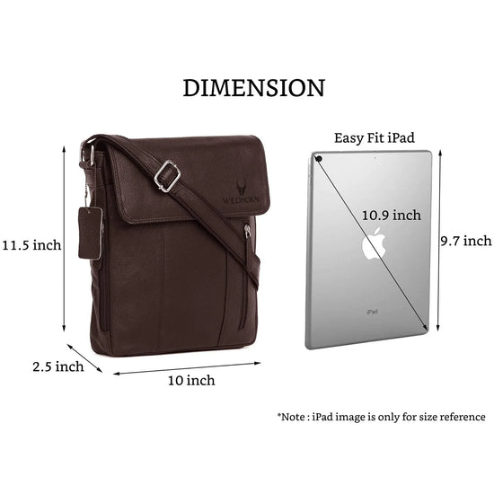 HIGHTOWER Leather Sling Bag for Men - WILDHORN