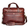 KANSAS Leather Laptop Messenger Bag for Men - WILDHORN