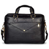 KANSAS Leather Laptop Messenger Bag for Men - WILDHORN
