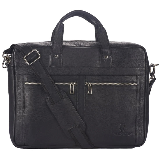 KENNICOT Leather Laptop Messenger Bag for Men - WILDHORN