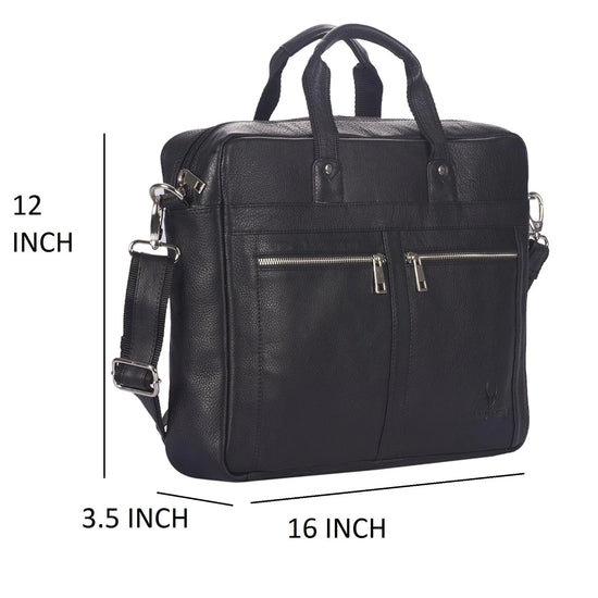 KENNICOT Leather Laptop Messenger Bag for Men - WILDHORN